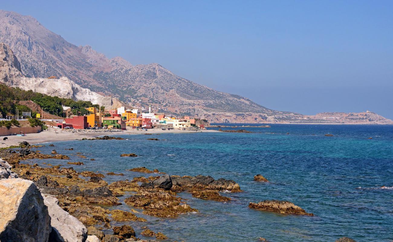 Фото Playa de Benzu с светлая галька поверхностью