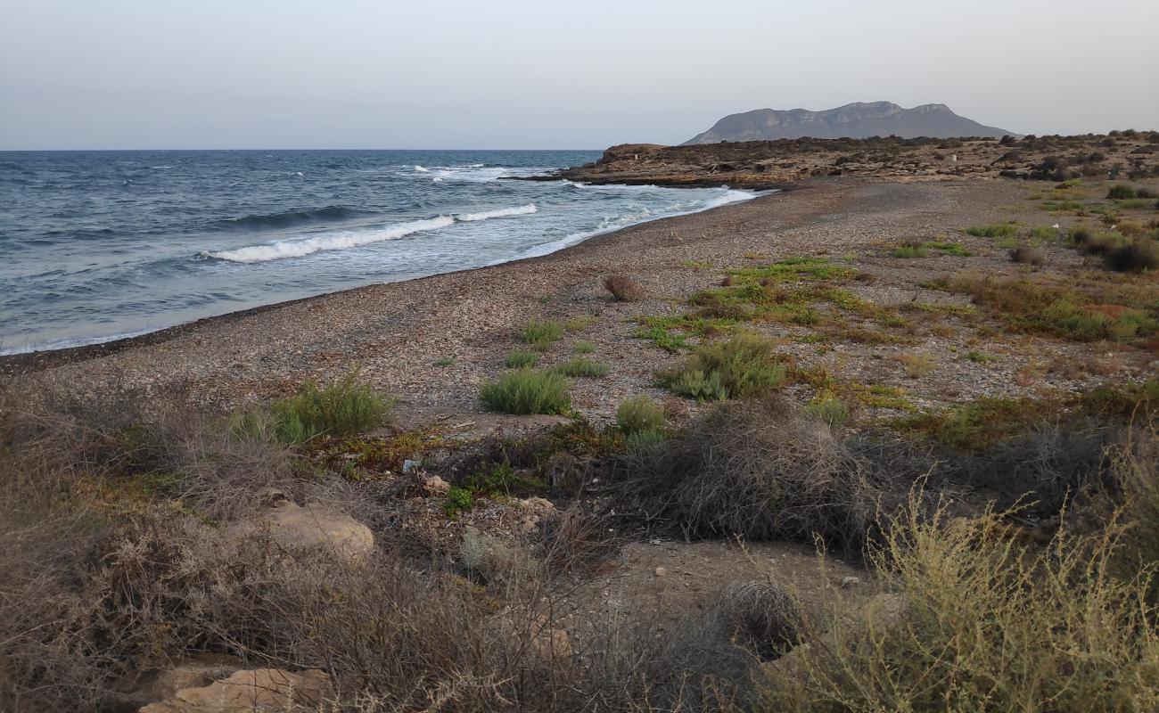 Фото Cala de los Abejorros с серая галька поверхностью