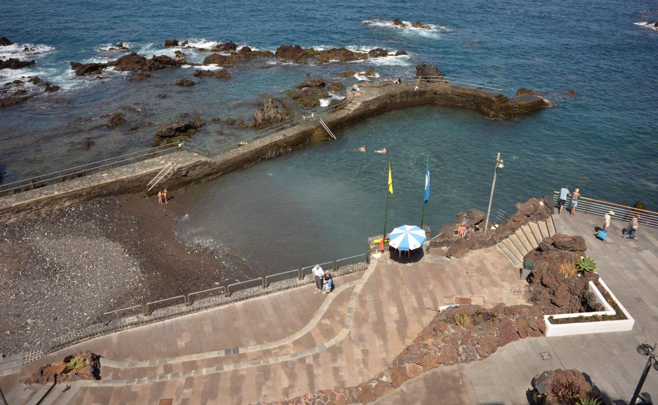 Фото Playa de San Telmo с песок с галькой поверхностью