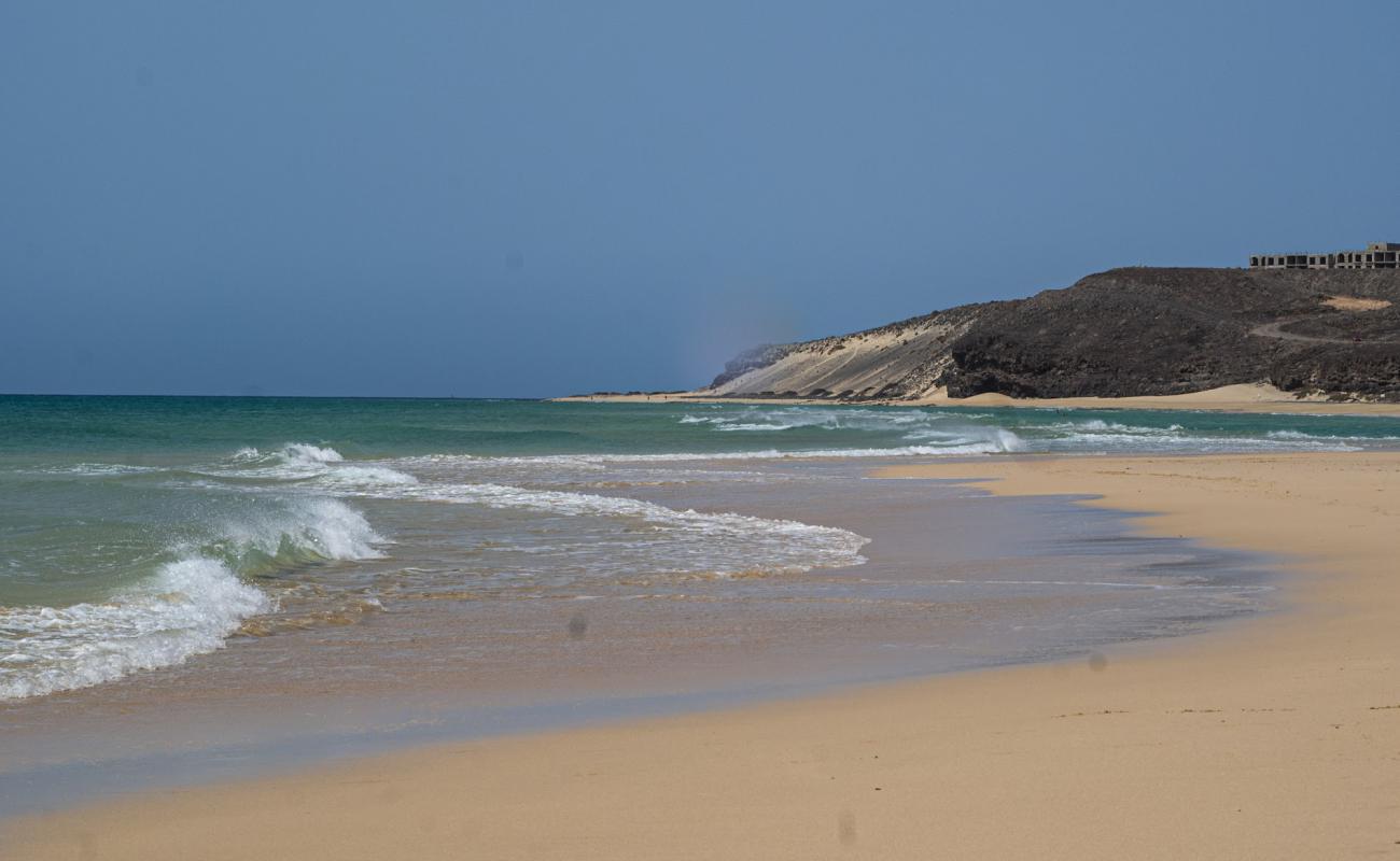 Фото Playa Del Salmo с золотистый песок поверхностью