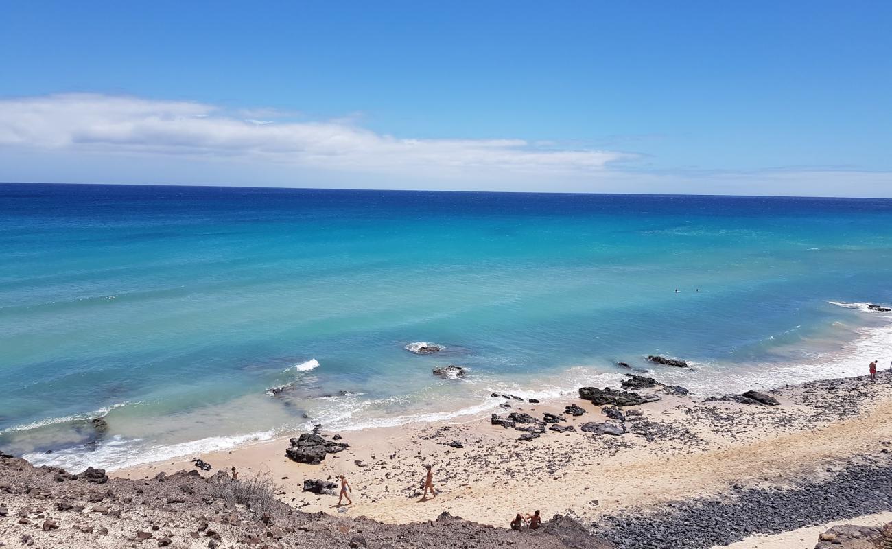 Фото Playa de Butihondo с светлый песок поверхностью