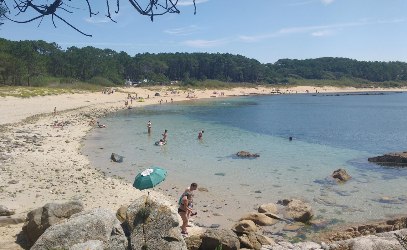 Фото Canelas beach с светлый песок поверхностью