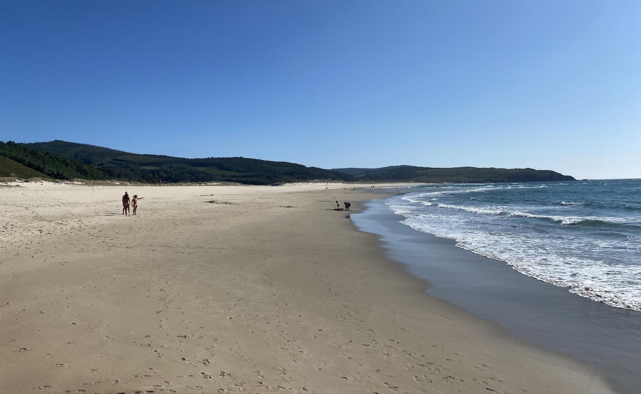 Фото Praia do Rostro с белый чистый песок поверхностью