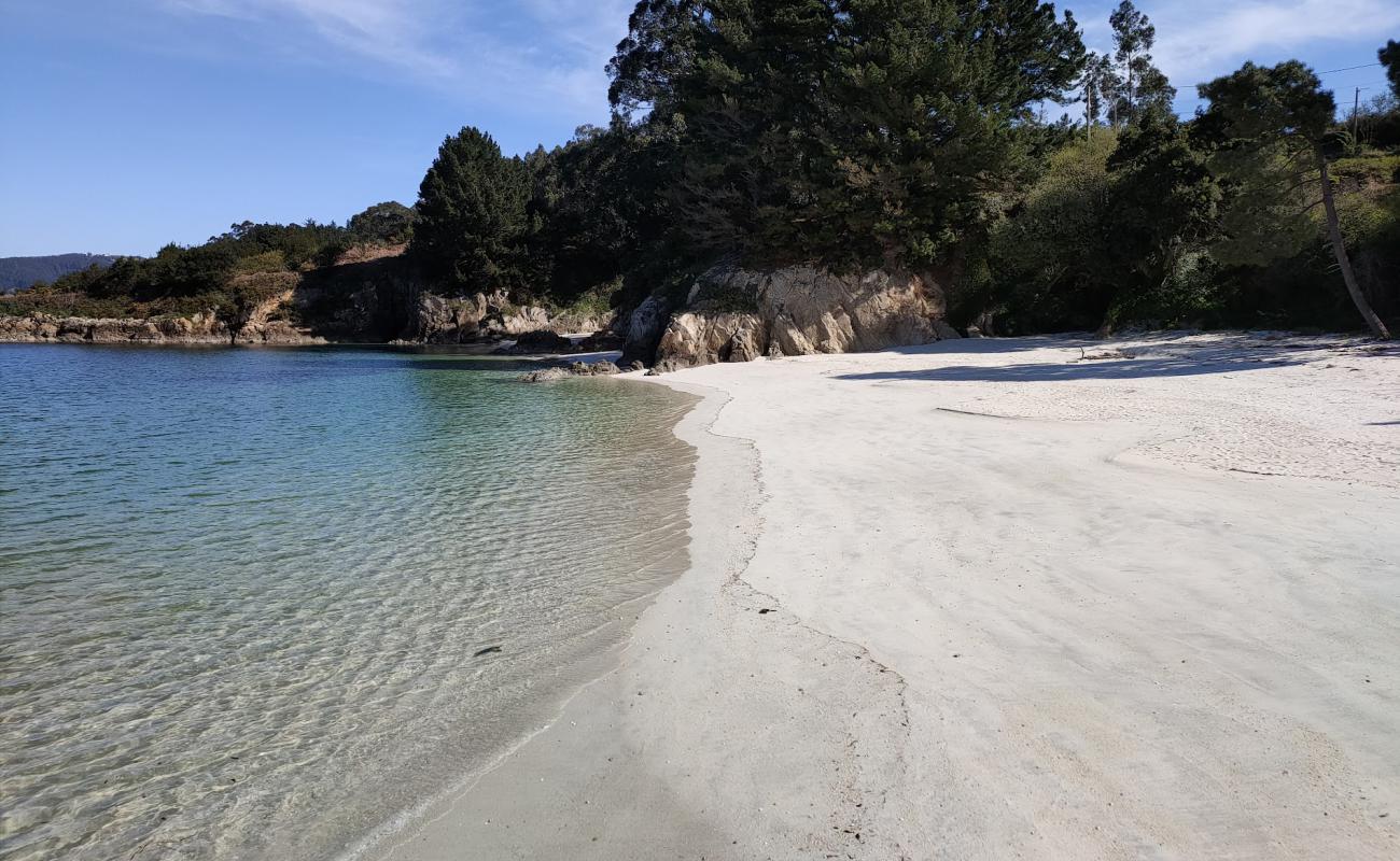 Фото Praia de Vidreiro с белый чистый песок поверхностью