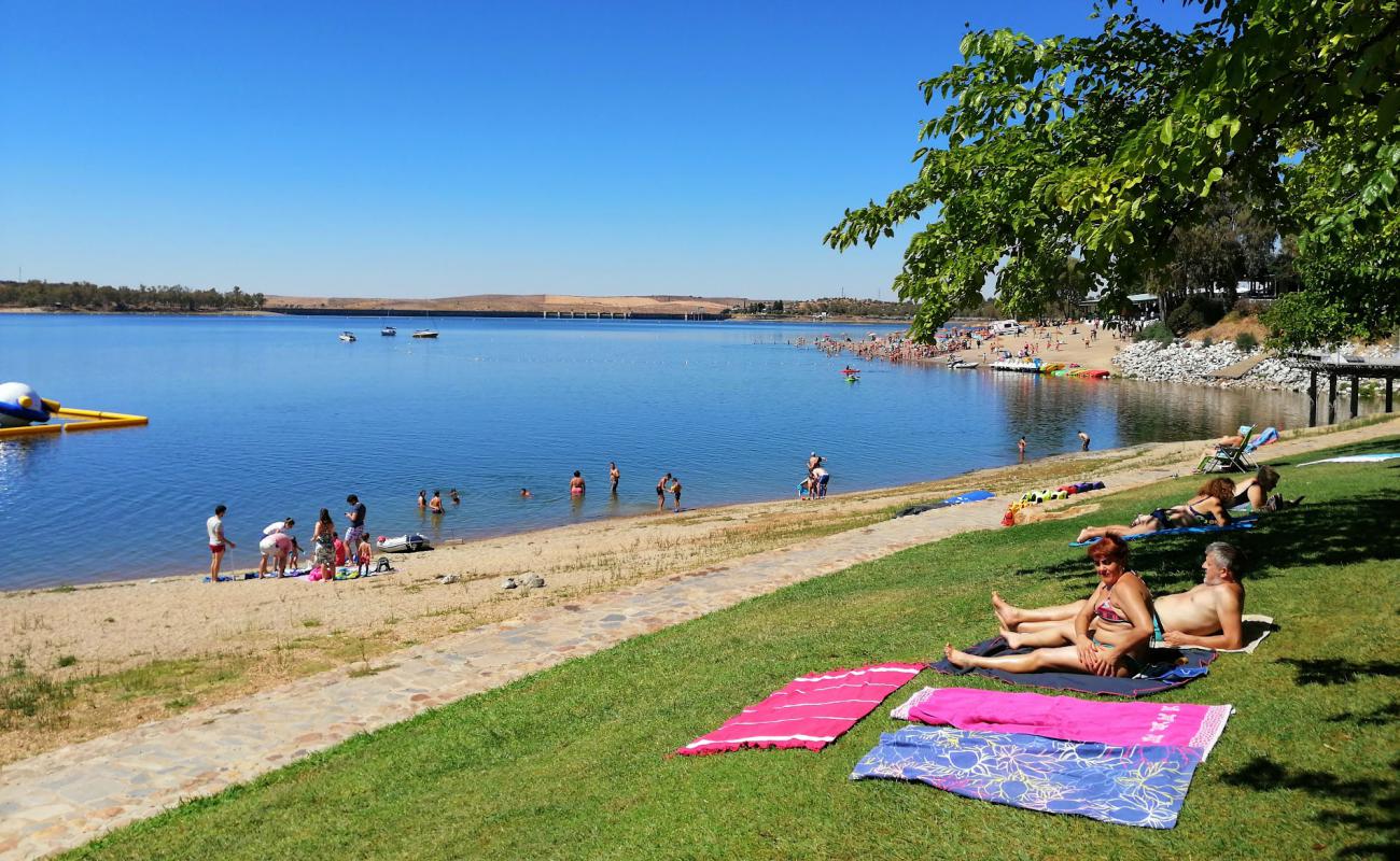 Фото Playa de Orellana с бетон поверхностью