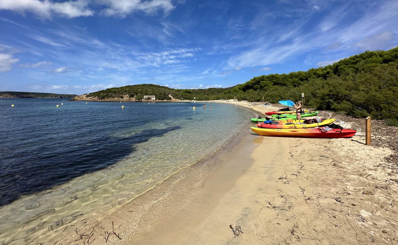 Фото Playa de s'Illa o Tamarells с светлый песок поверхностью