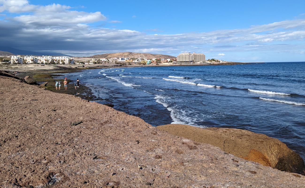 Фото Playa del Cabezo с песок с камнями поверхностью