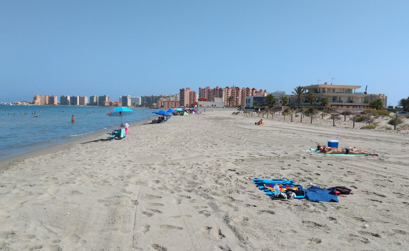 Фото Playa Ensenada del Esparto с светлый песок поверхностью