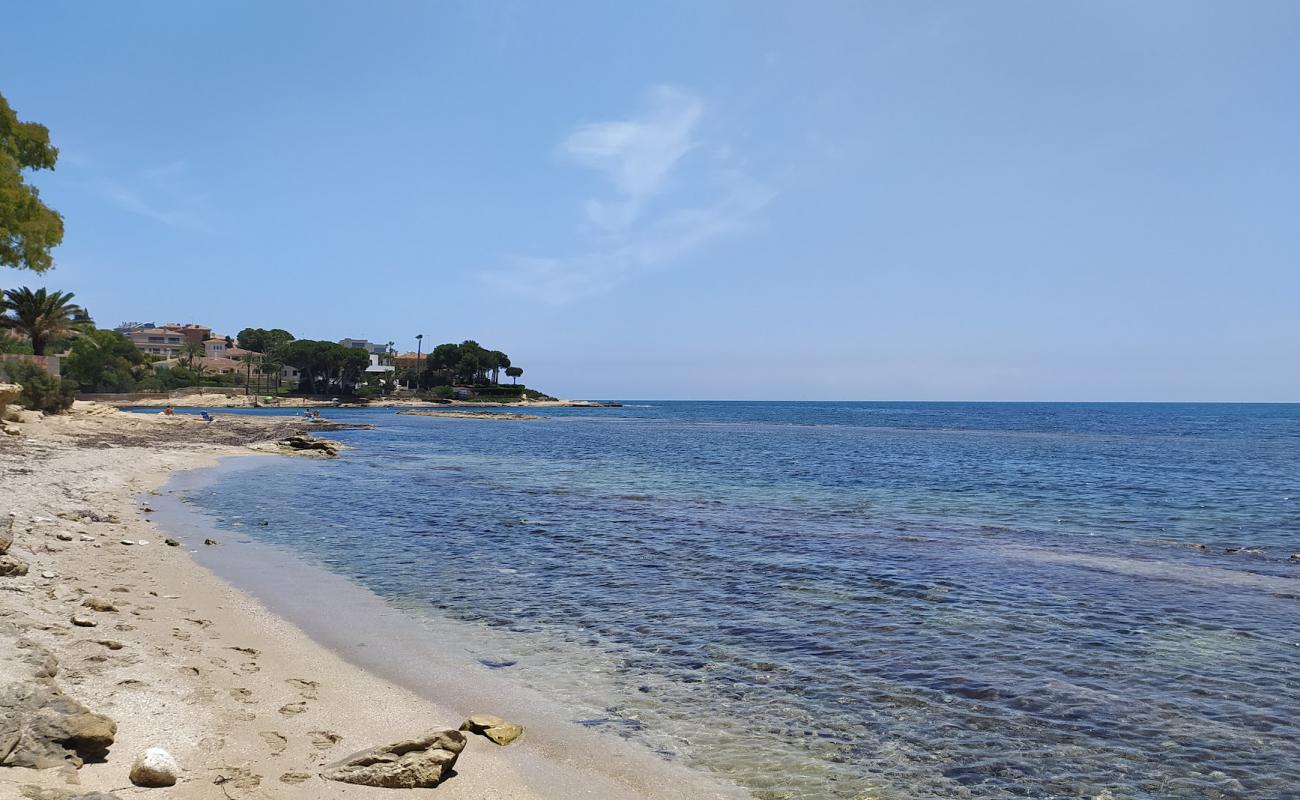 Фото La Caleta Beach с камни поверхностью