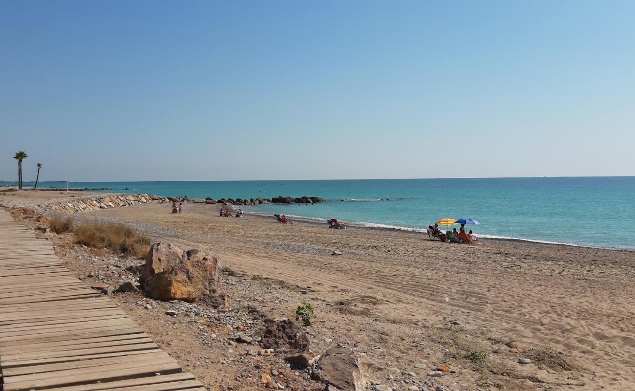 Фото Playa de Nules с серая галька поверхностью