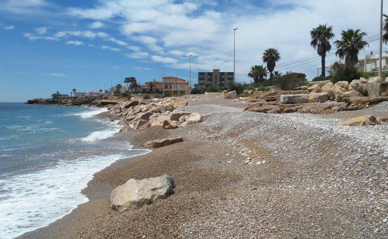 Фото Platja de les Salines с белая чистая галька поверхностью