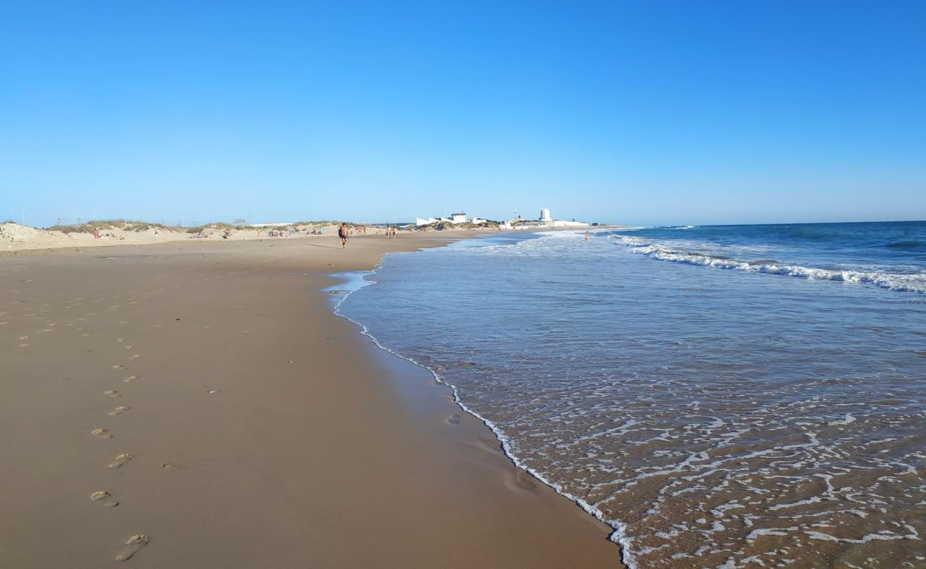 Фото Playa de Torregorda с светлый песок поверхностью