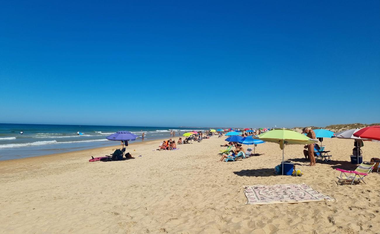 Фото Playa de las Calderas с светлый песок поверхностью