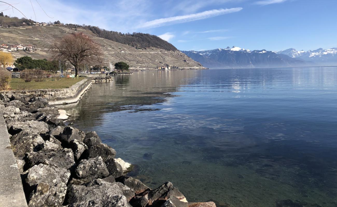 Фото Plage de Perroy II с камни поверхностью