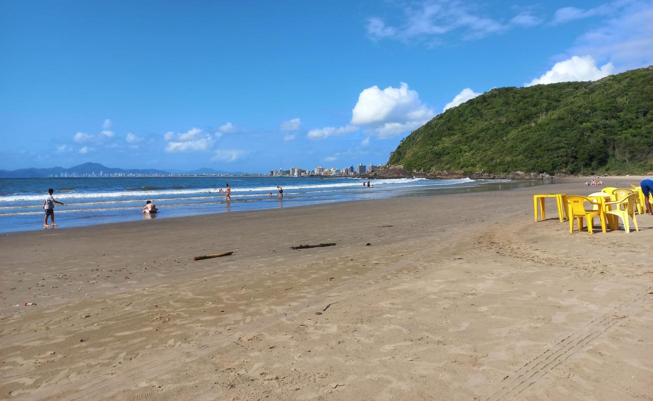 Фото Praia De Sao Miguel с светлый песок поверхностью