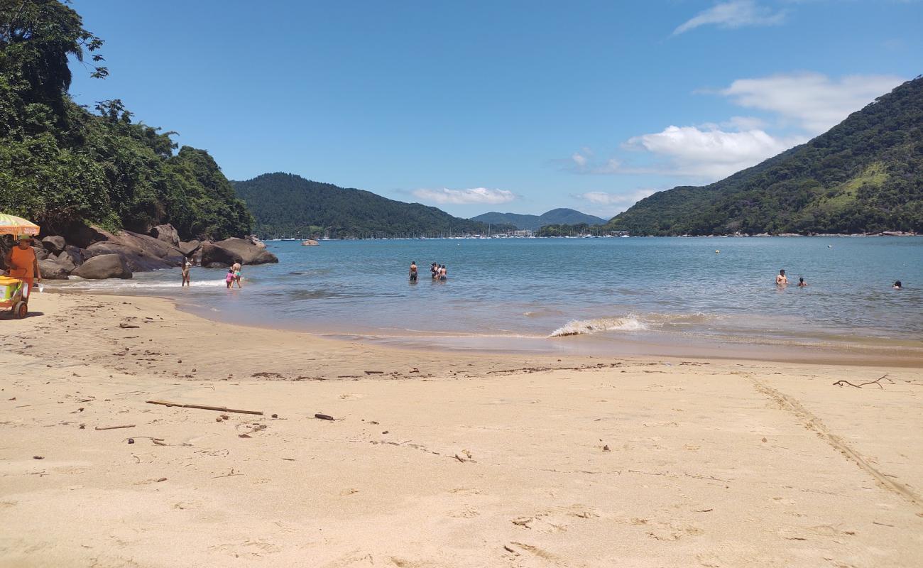 Фото Praia da Santa Rita с золотистый песок поверхностью