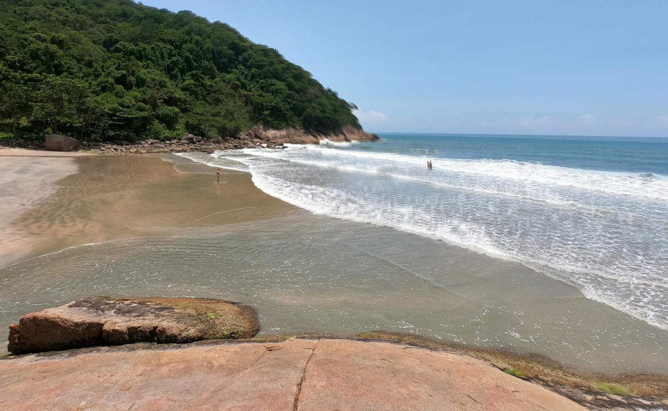 Фото Praia de Fora с золотистый песок поверхностью