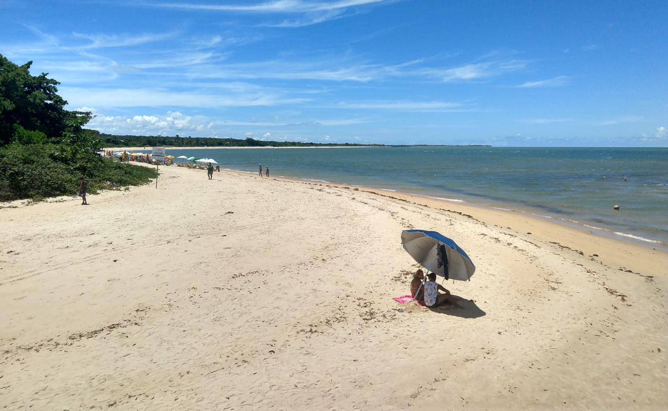 Фото Praia De Santo Andre с золотистый песок поверхностью