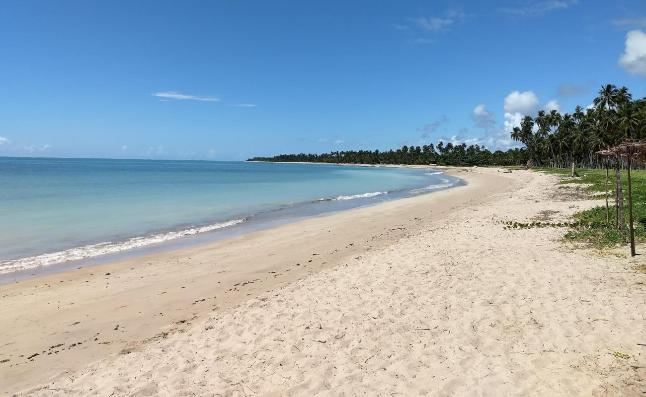 Фото Praia de Lages с светлый песок поверхностью