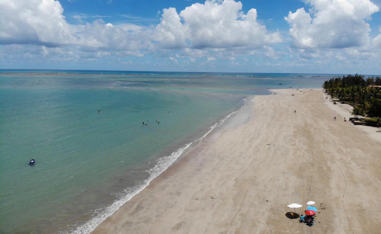 Фото Praia de Japaratinga II с светлый песок поверхностью