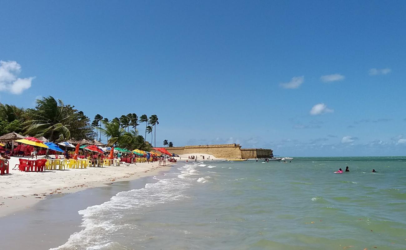 Фото Praia do Forte Orange с светлый песок поверхностью