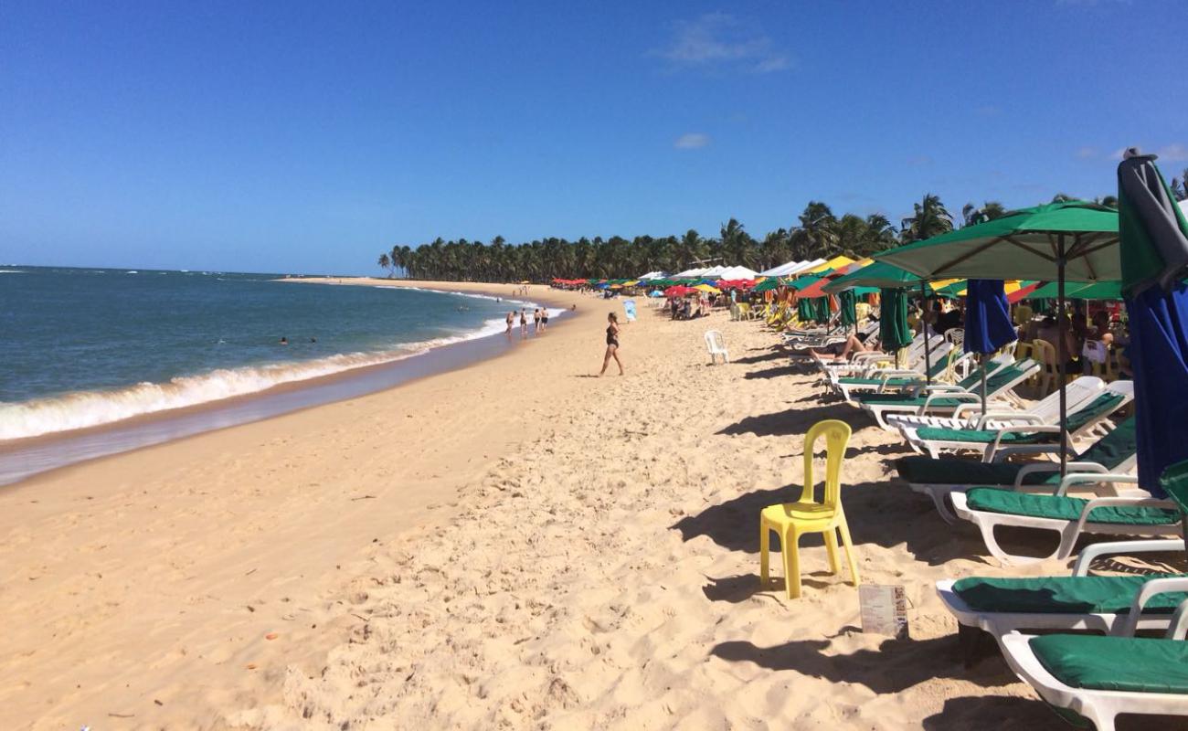 Фото Praia de Cabo Branco с светлый песок поверхностью