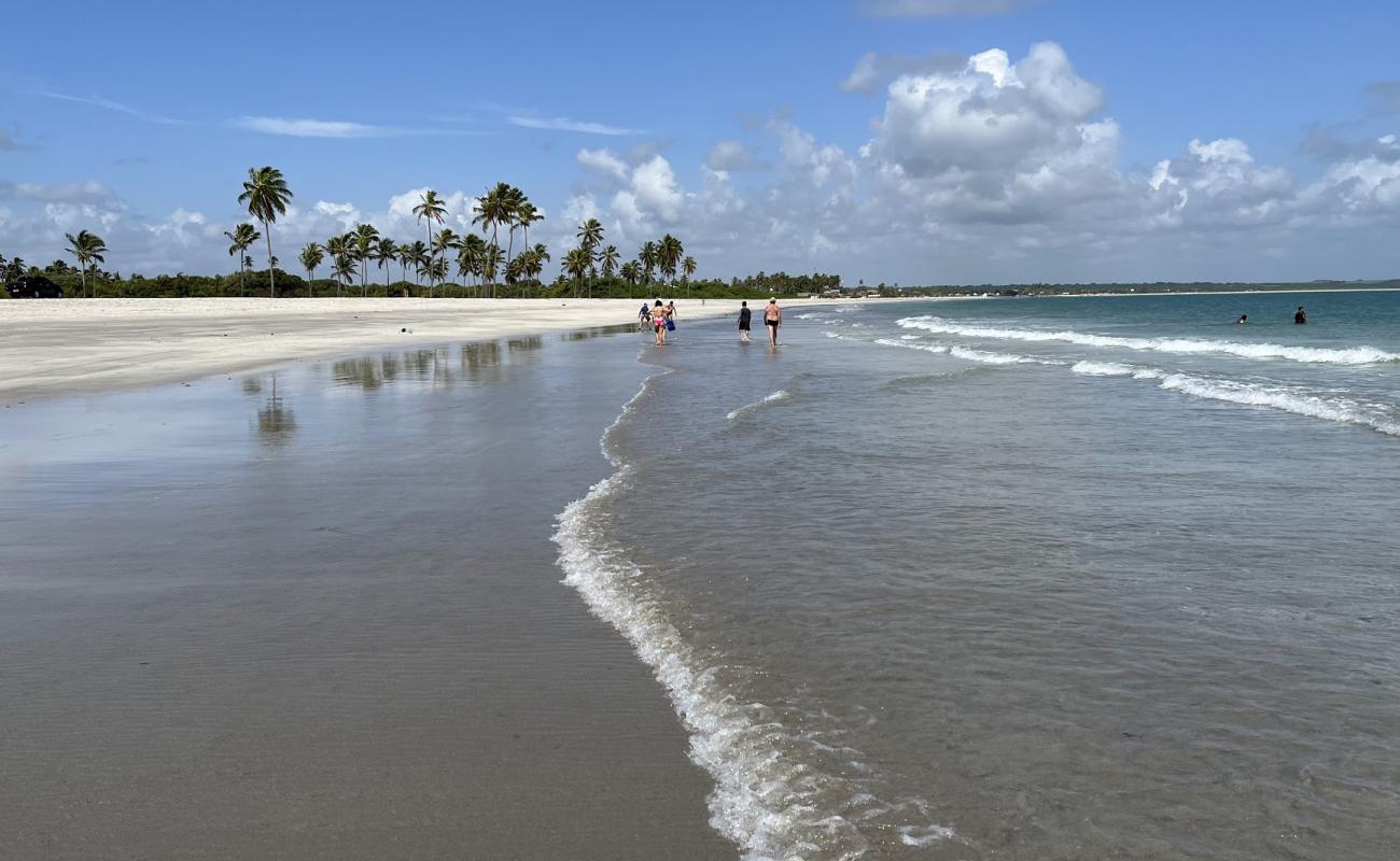 Фото Praia de Lucena с светлый песок поверхностью