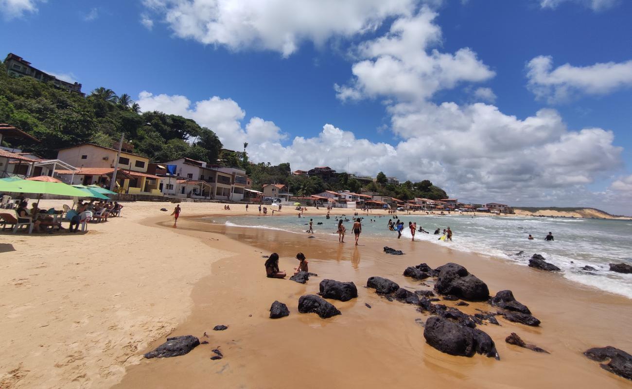 Фото Praia Da Cacimba с светлый песок поверхностью