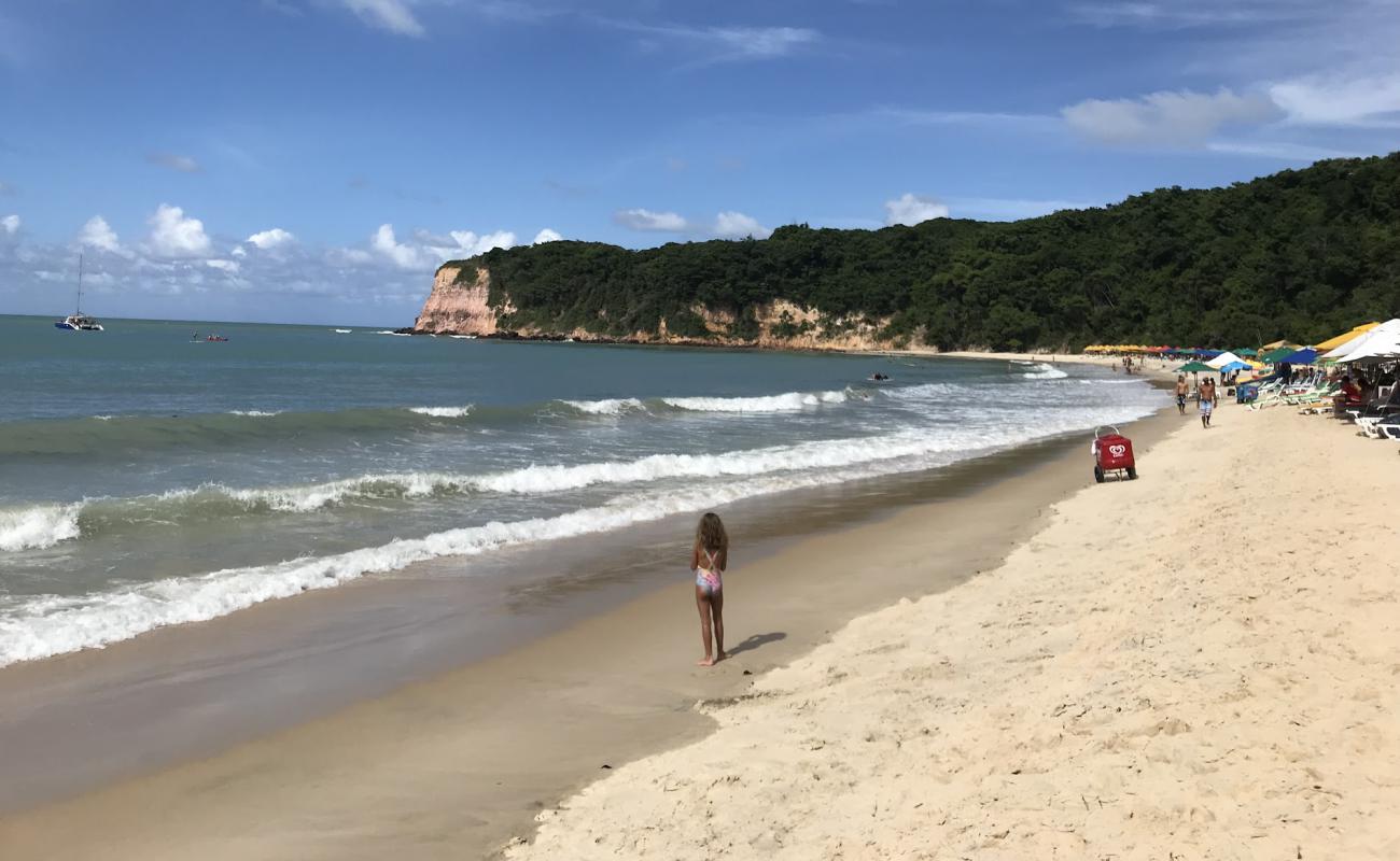 Фото Praia do Madeiro с светлый песок поверхностью