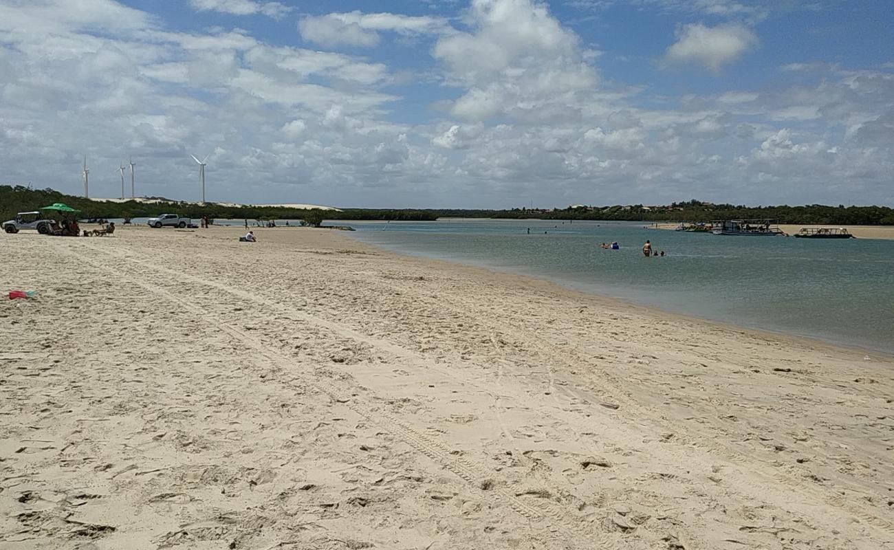 Фото Praia de Barra Nova с светлый песок поверхностью