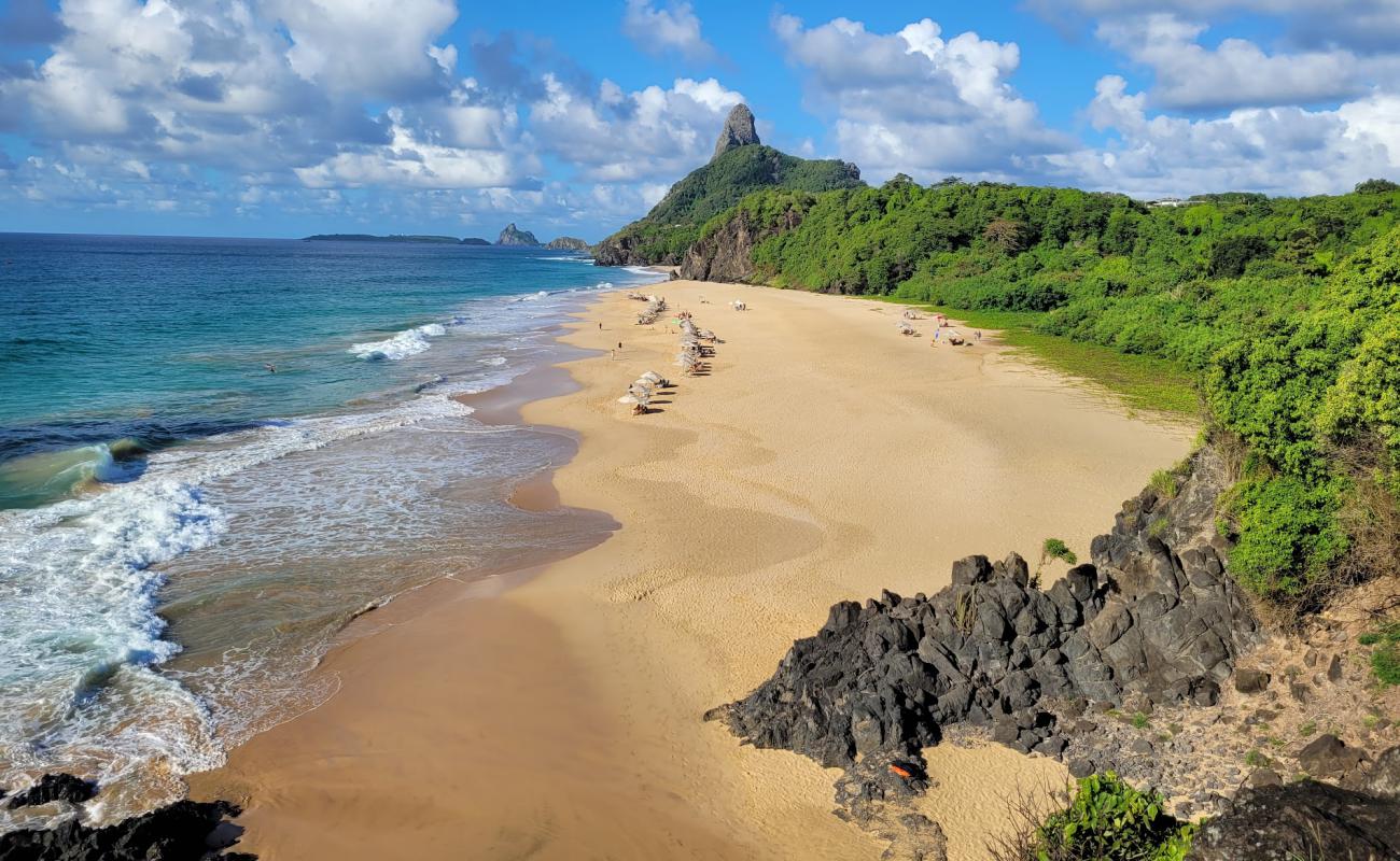 Фото Praia da Cacimba do Padre с золотистый песок поверхностью