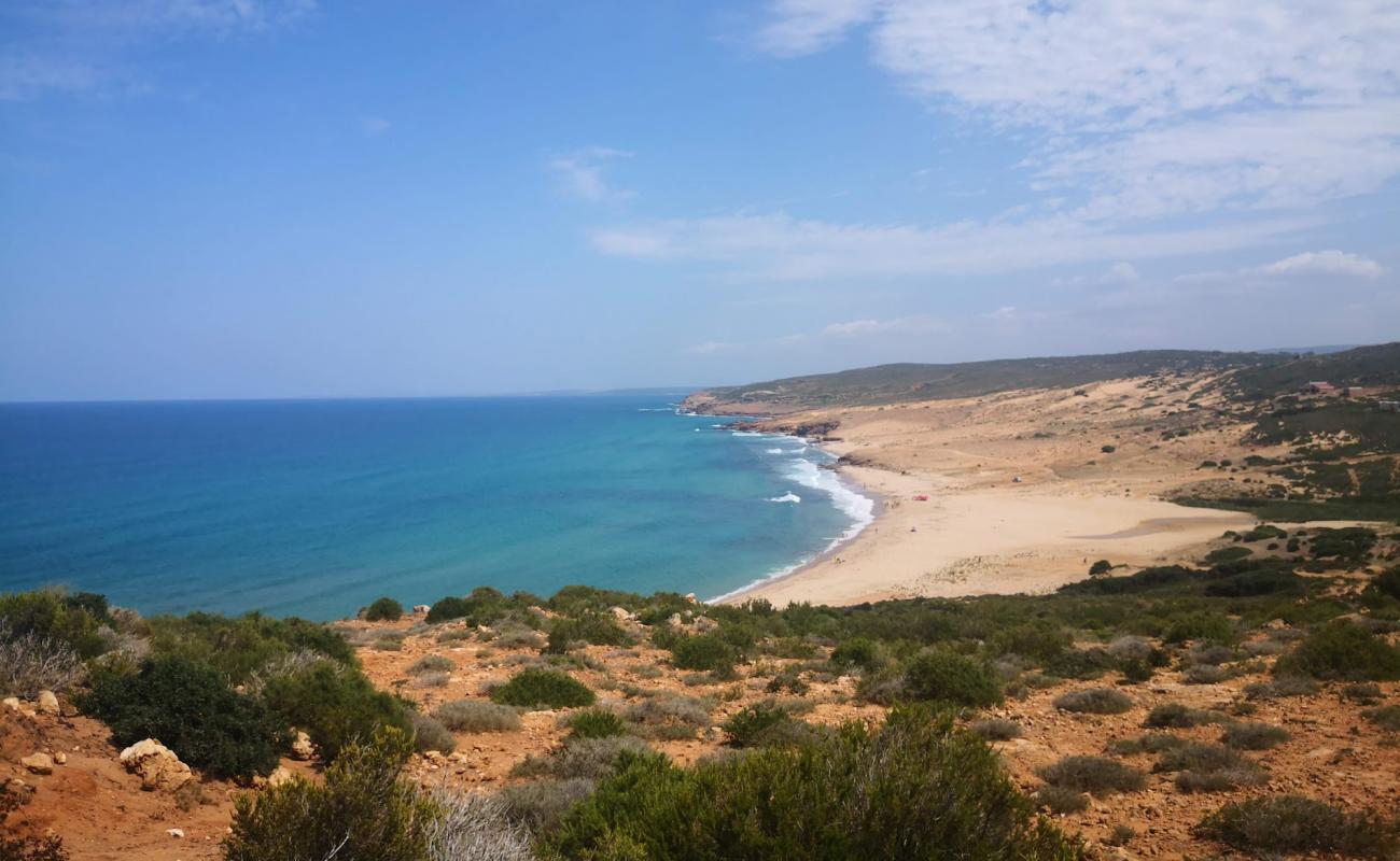 Фото Plage Mangaa с золотистый песок поверхностью