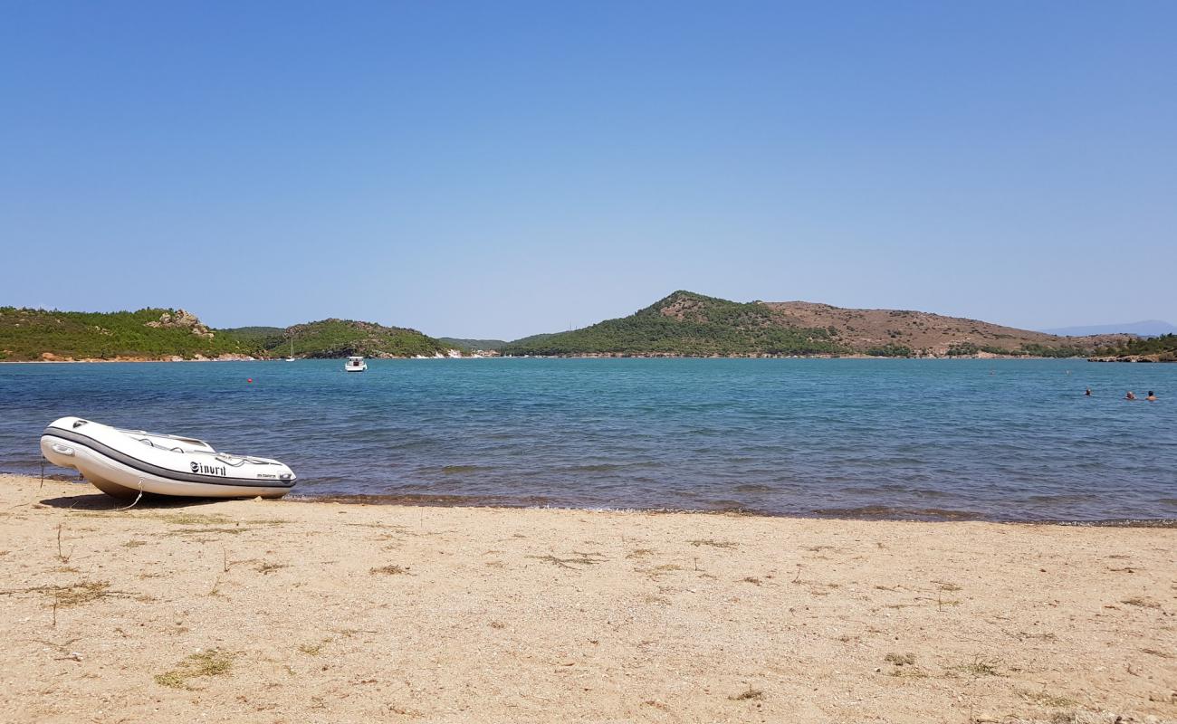 Фото Altinkum beach с песок с галькой поверхностью