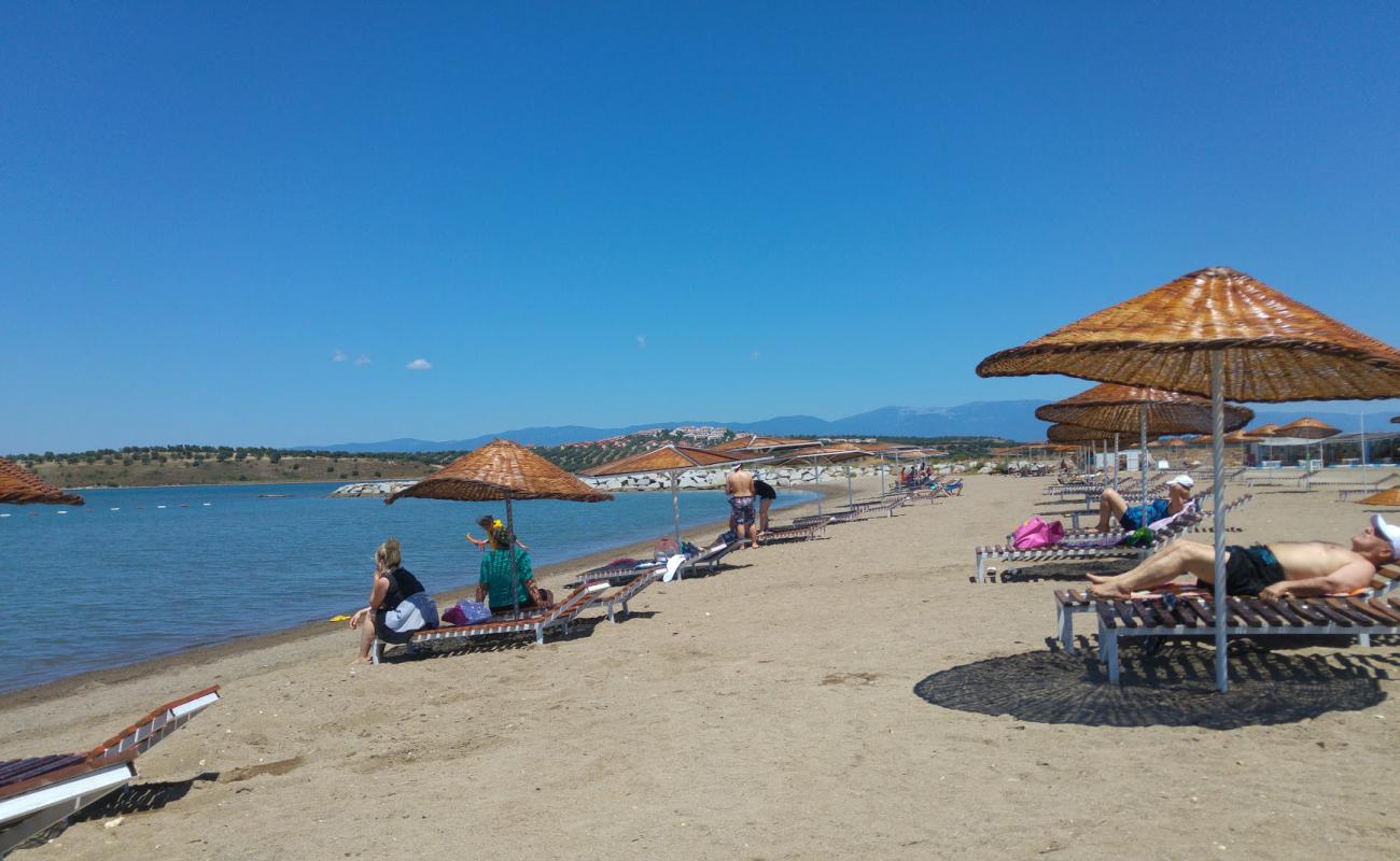 Фото Ayla Hanim beach с светлый песок поверхностью