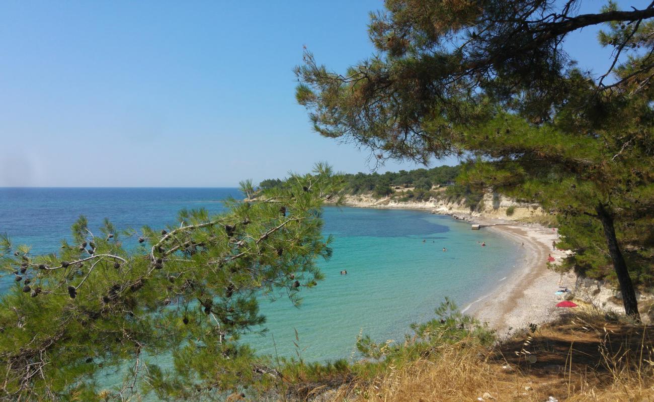 Фото Taskapi beach с песок с галькой поверхностью