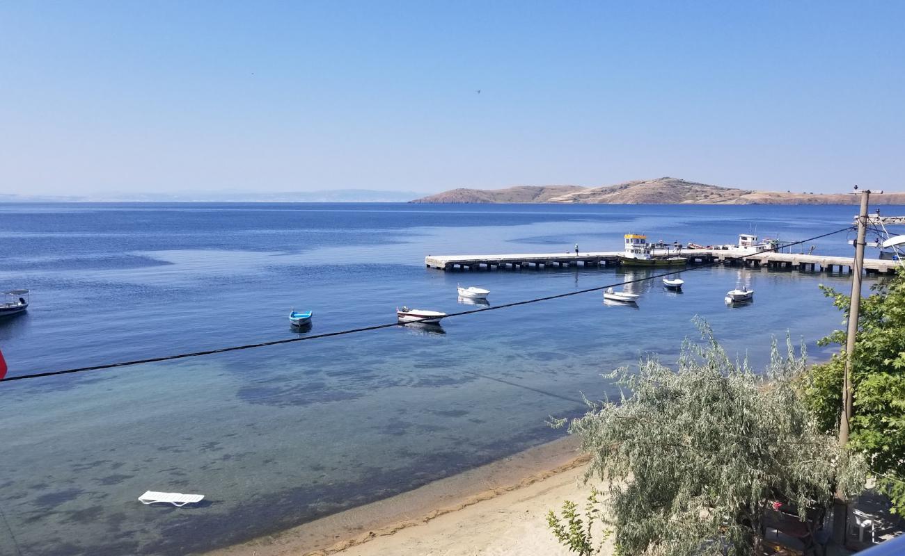 Фото Narli beach с светлый песок поверхностью