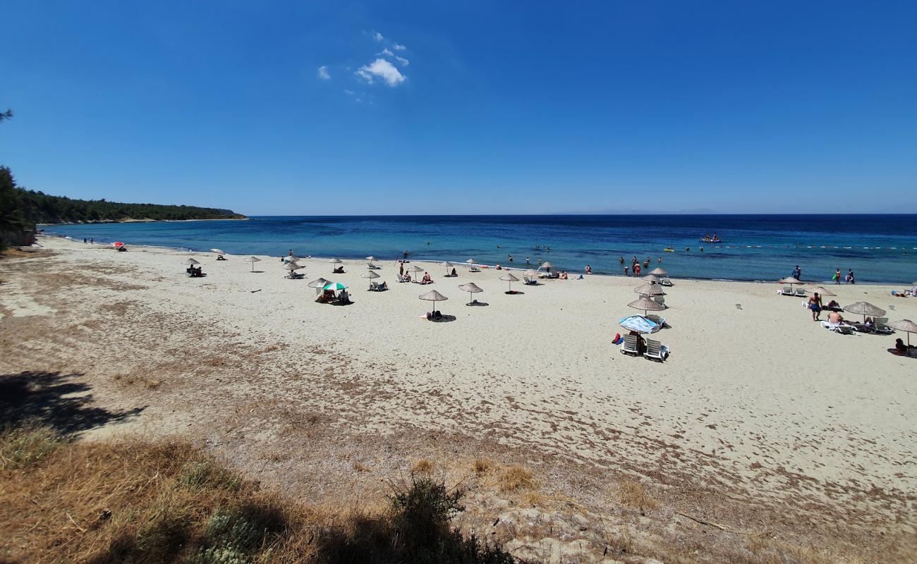 Фото Kabatepe beach с светлый песок поверхностью