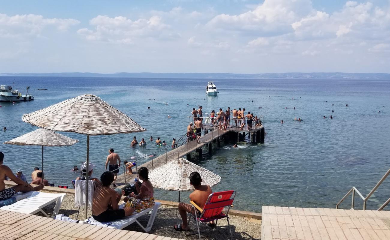 Фото Ortakoy beach с бетон поверхностью