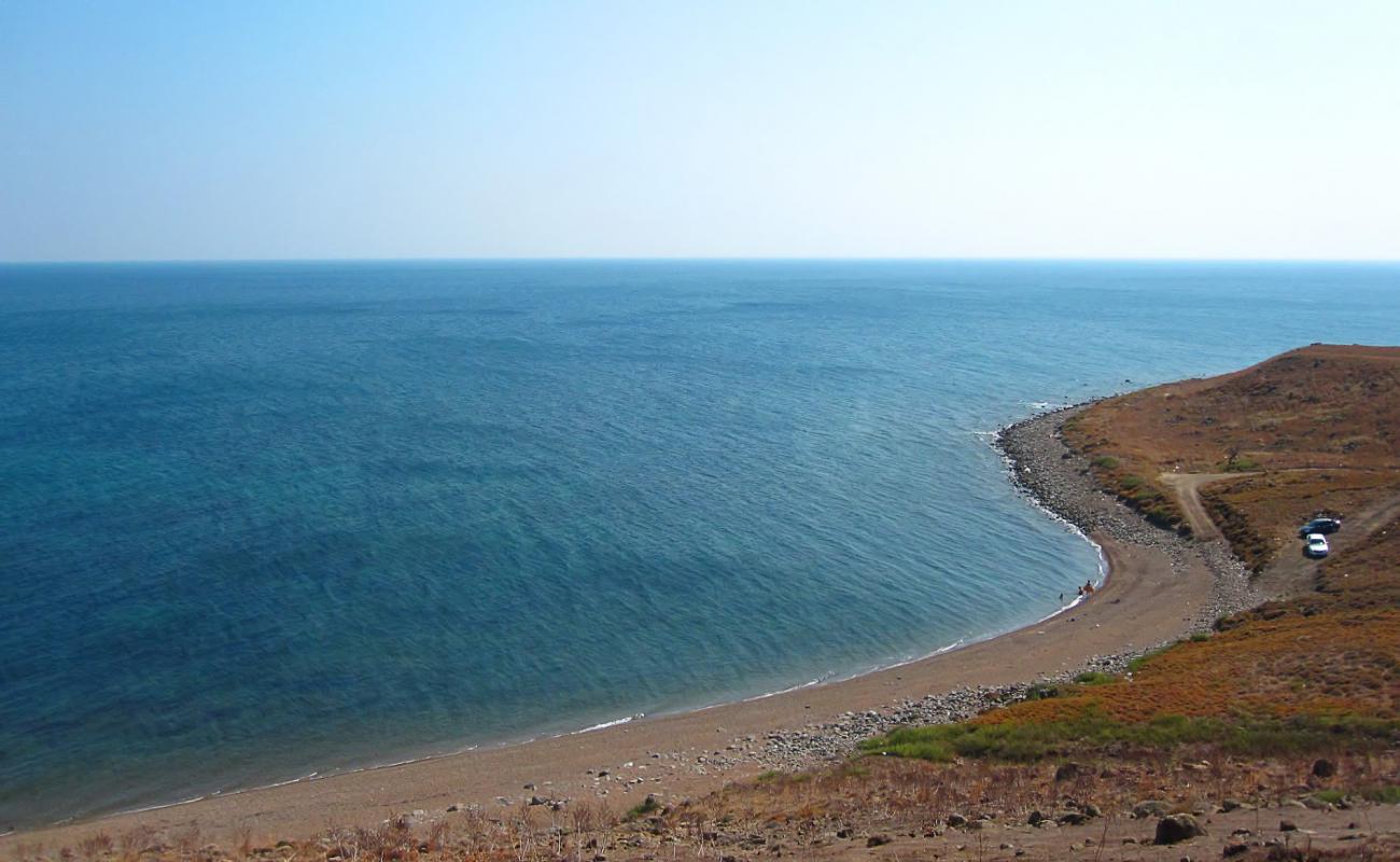 Фото Aydincik beach II с золотистый песок поверхностью