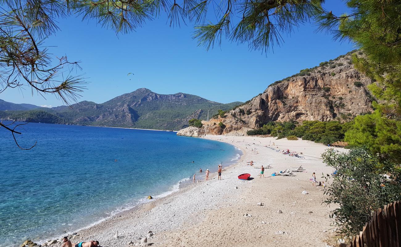 Фото Kidrak beach с белая чистая галька поверхностью