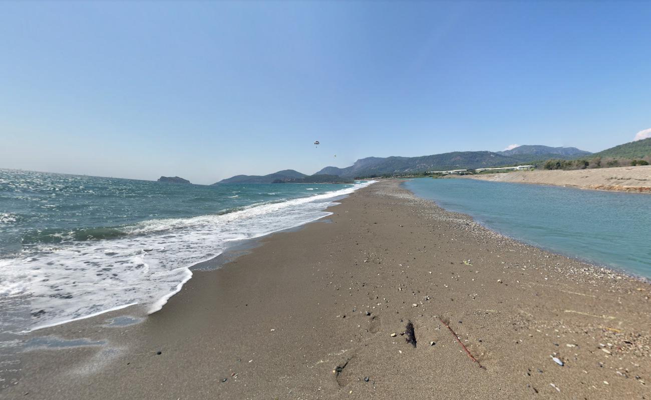 Фото Dalaman beach с синяя вода поверхностью