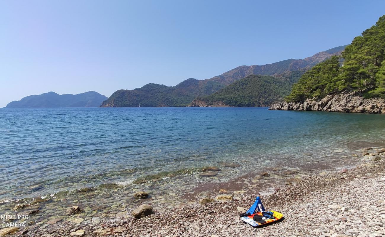 Фото Ekincik beach с светлая галька поверхностью