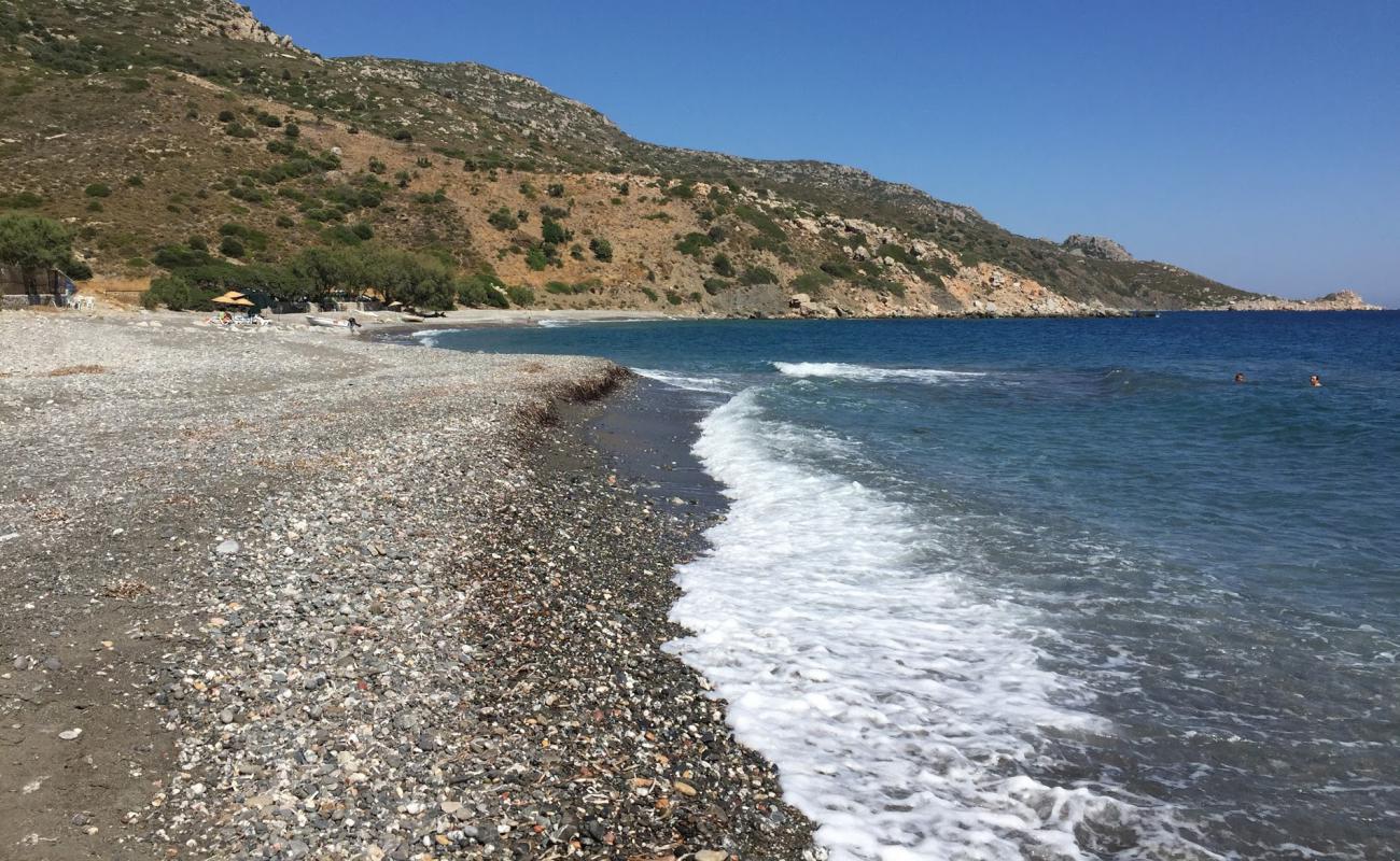 Фото Yazikoy beach с серая галька поверхностью