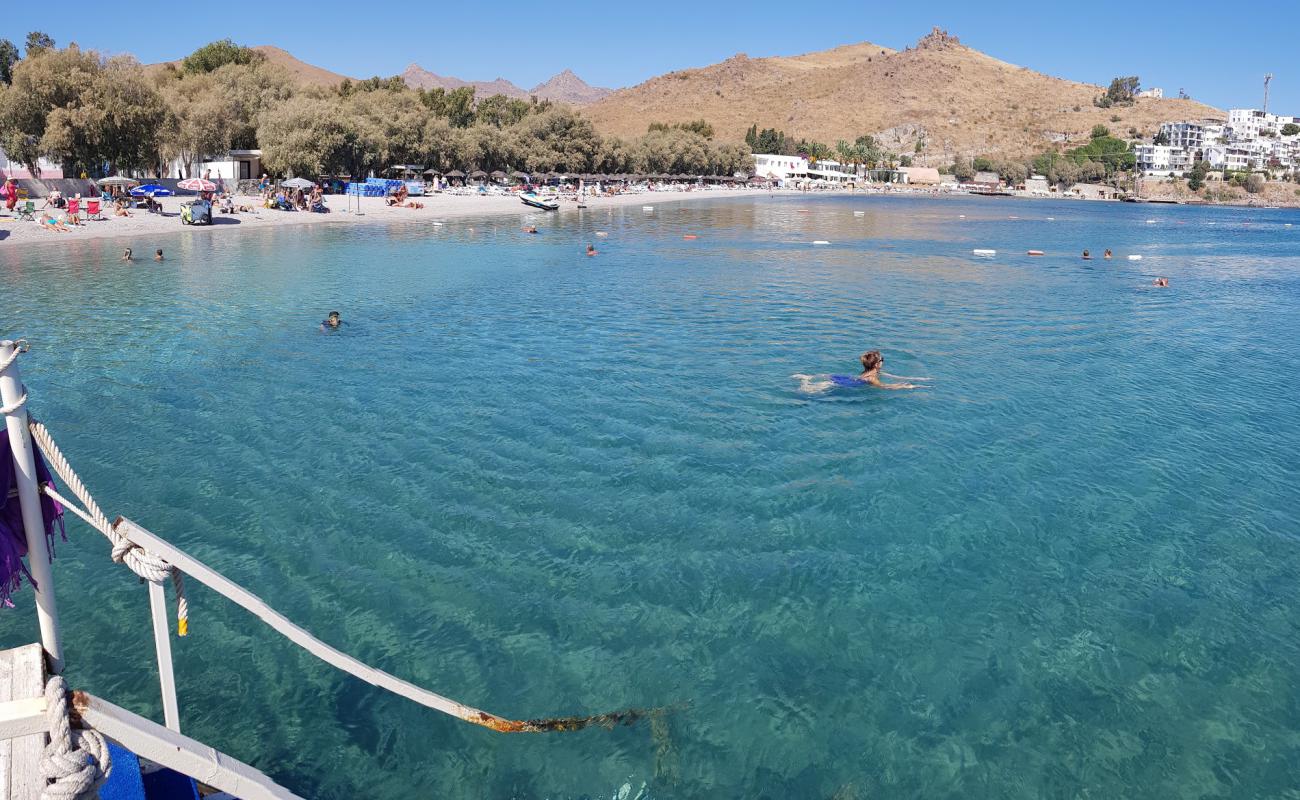 Фото Akchabyuk beach с белая чистая галька поверхностью