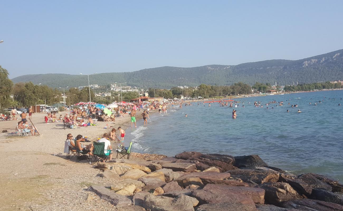 Фото Gulkent beach с песок с галькой поверхностью