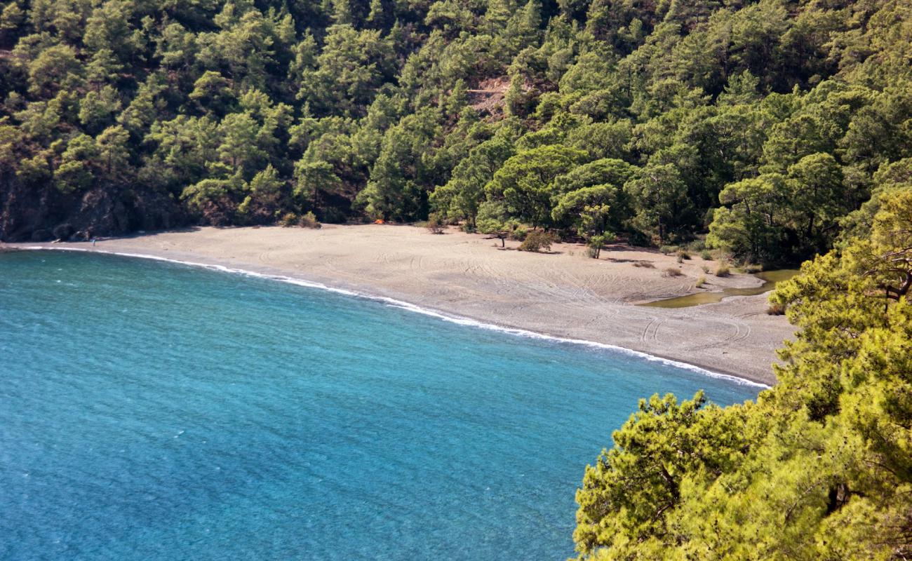 Фото Tekirova Beach с песок с галькой поверхностью