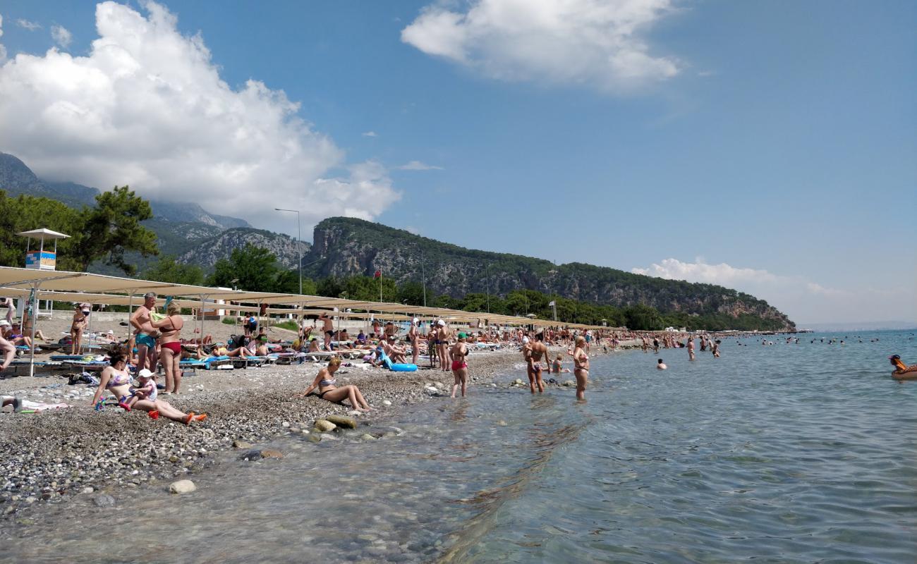 Фото Beldibi-Turkuaz Beach с серая галька поверхностью