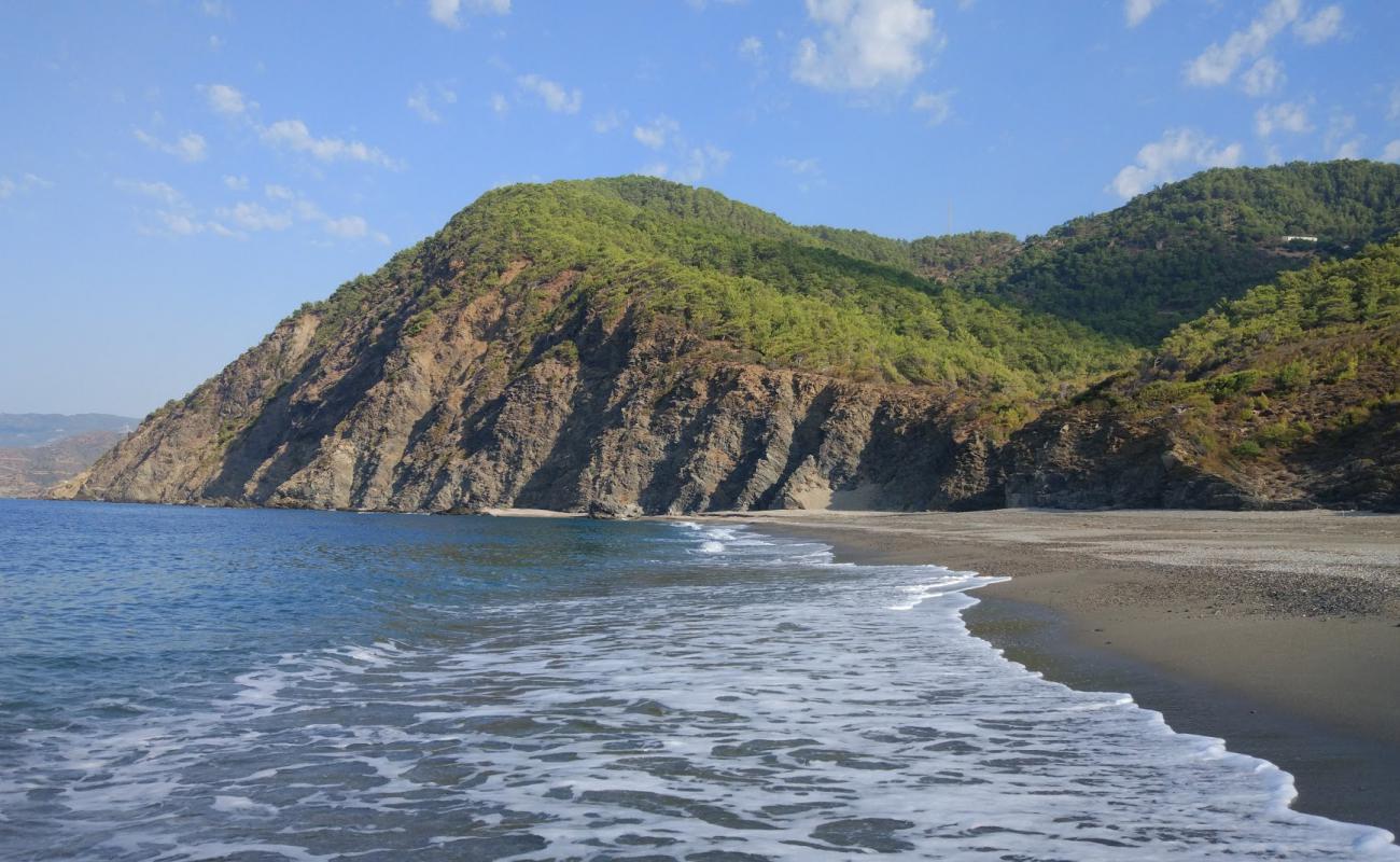 Фото Demiroren beach с песок с галькой поверхностью