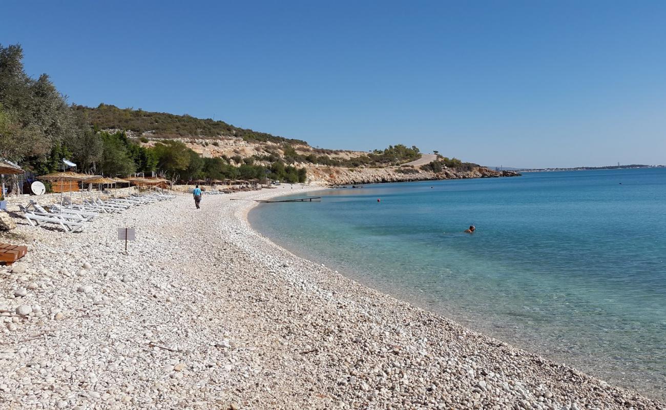 Фото Akcakil beach с светлая галька поверхностью