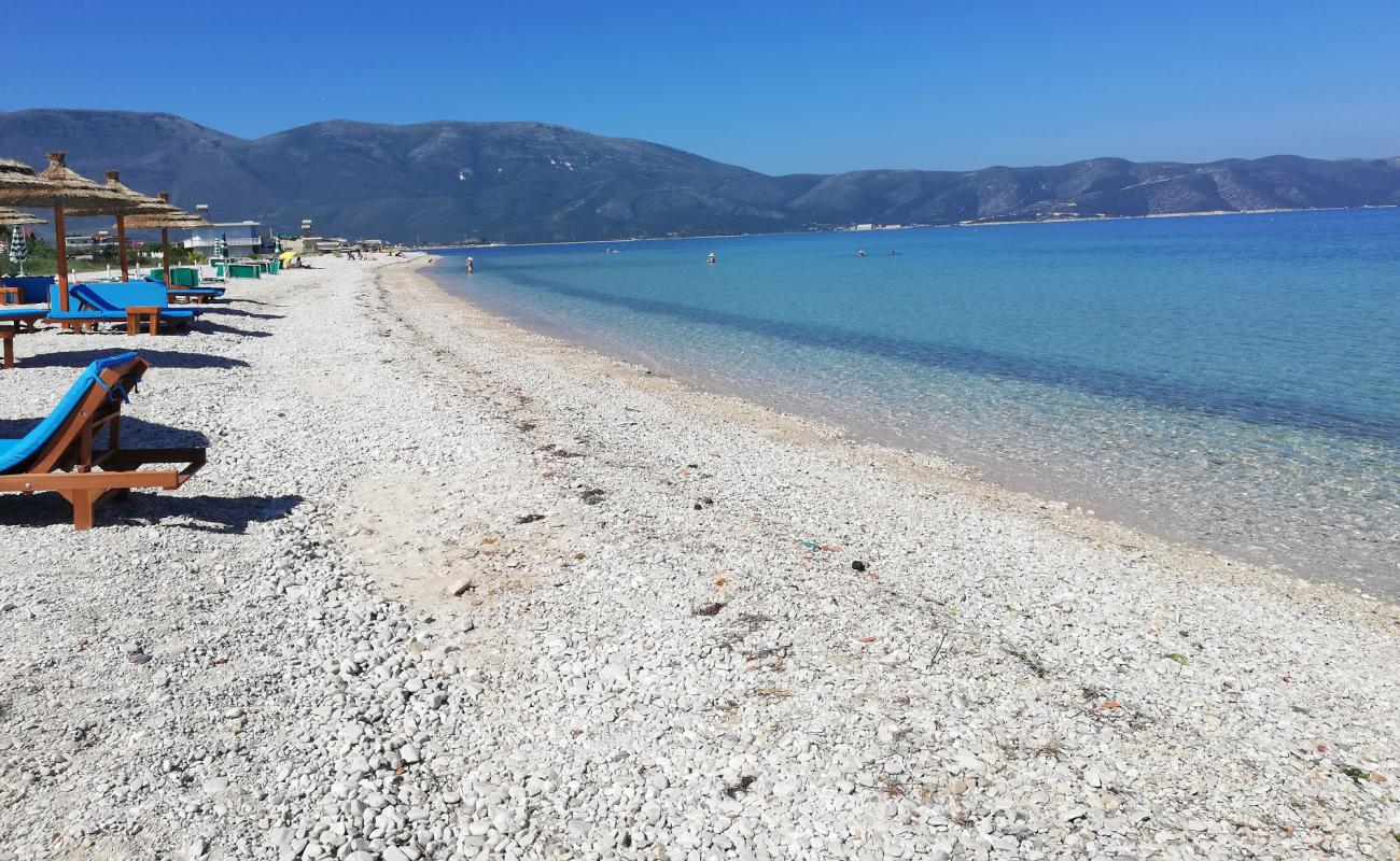 Фото Orikum beach с светлая галька поверхностью